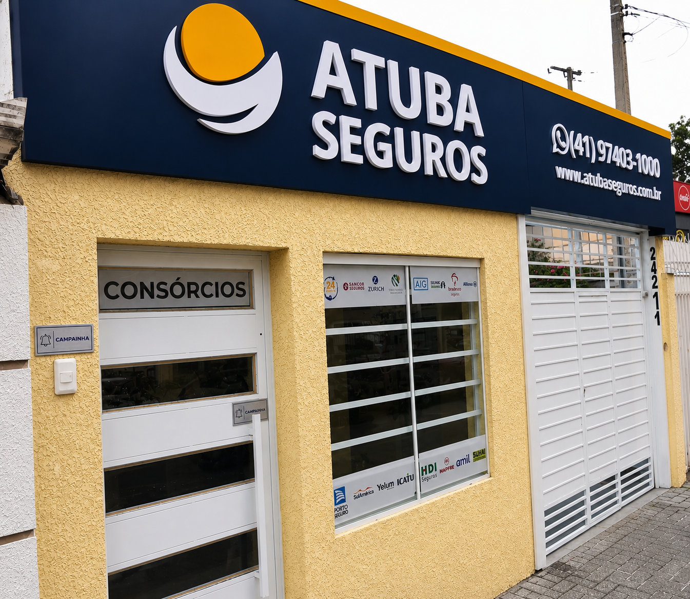Fachada da Atuba Seguros